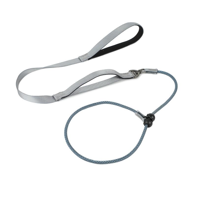 New multi-functional explosion-proof flushing P rope integrated P chain pet leash walking dog rope dog training dog rope dog chain