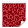 Red Animal Skin Wallpaper, Red, Soft Forms 50x1000
