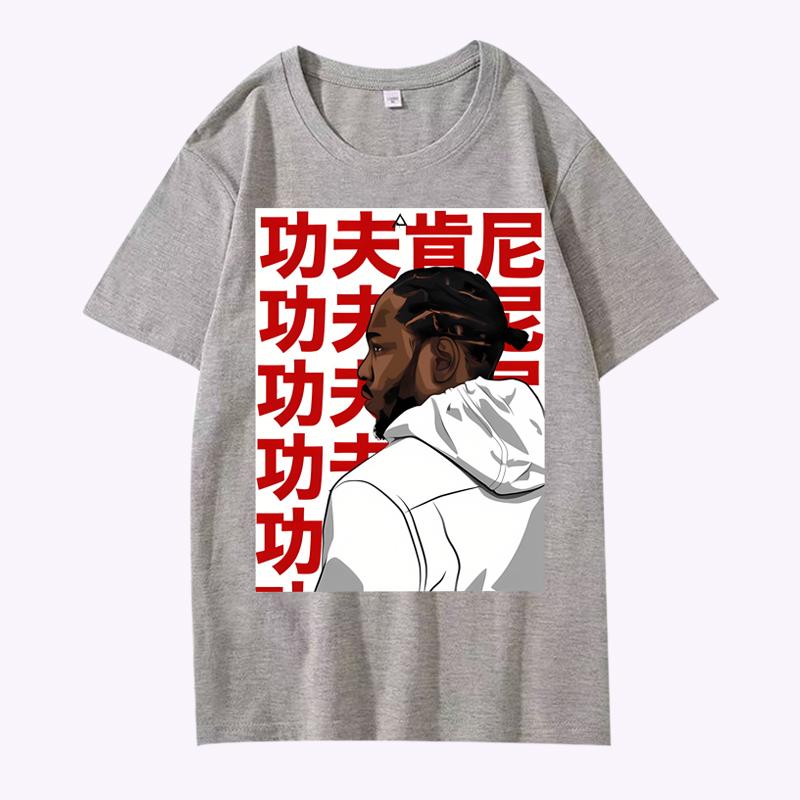 Rapper Kendrick Lamar Oversized T-shirt Men Women 100% Cotton Streetwear Top Fashion Short Sleeve Summer Unisex Plus Sizetops