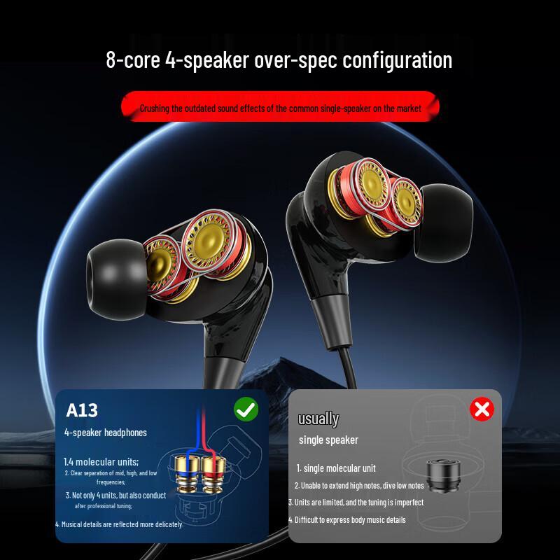 OAKS A13 Neckband Bluetooth Headset