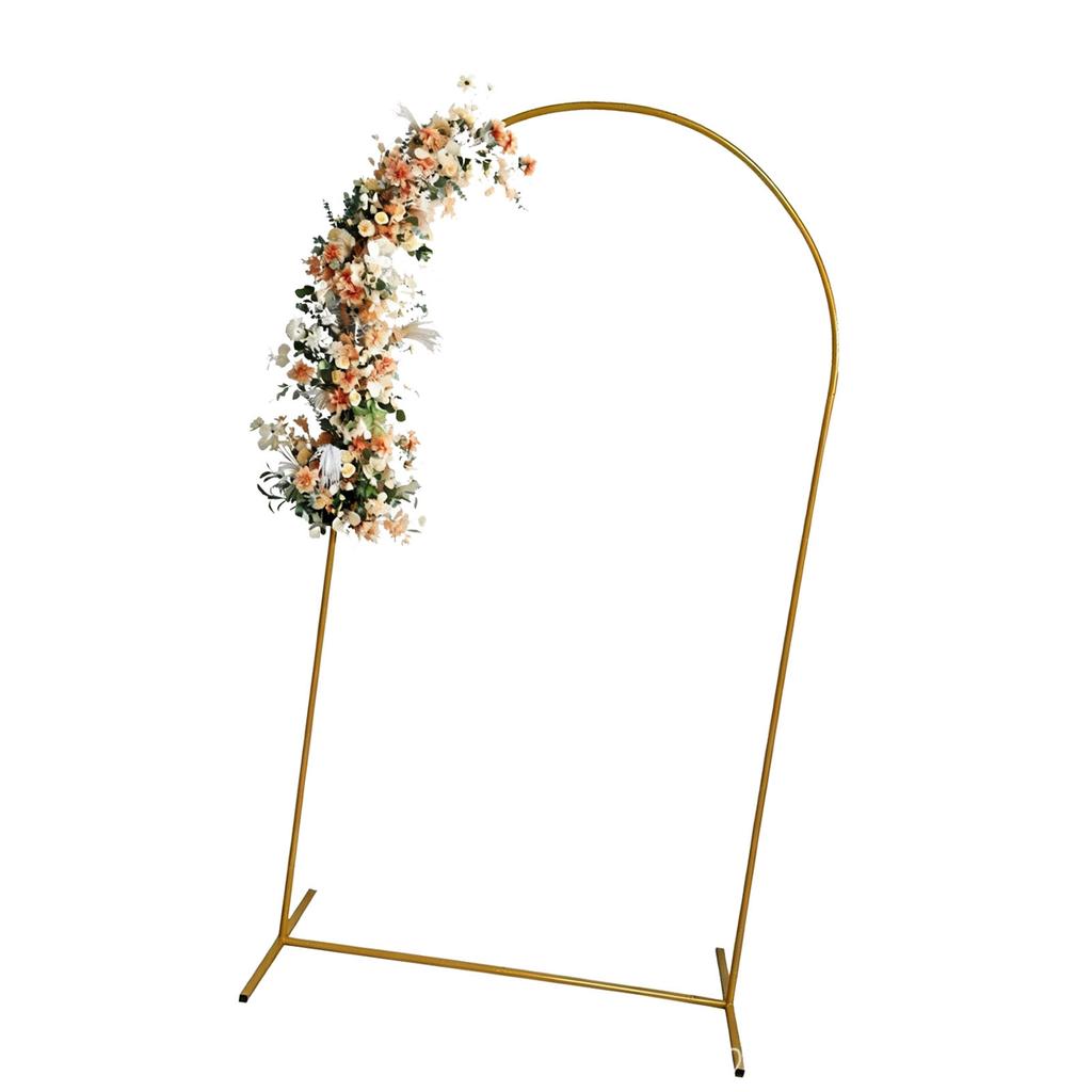 Metal Arch Kit Gold Iron Arch Support for Parties Holidays Weddings