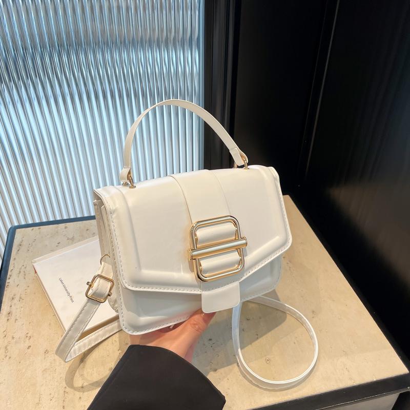 PU Leder Damen Handtaschen Luxus Designer Damen Schultertasche Neue Mode Bonbonfarbe Kleine Quadratische Tasche Umhängetasche KTY