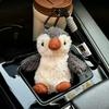 Cute New Year's Penguin Plush Keychain: Stuffed Animal Bag Charm Pendant
