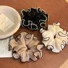 1/4Pcs New Korean Retro Folded Chiffon Oversize Scrunchies Women Sweet Temperament Fashion Exaggerated Hair Band Hair Accessorie