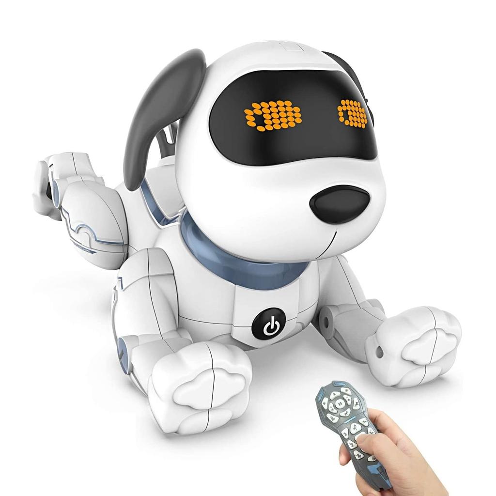 ROBOT PLAZA Robot Dog for Kids, Educational Toy, Pet, Easy Programming, Birthday Gift for Boys