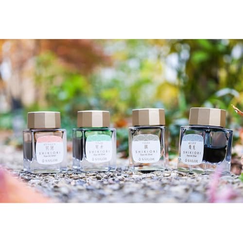 Sailor Fountain Pen Fountain Pen Bottle Ink SHIKIORI -Shikiori- Playing in the Grass Flower Crown Dye 20ml 13-1008-233
