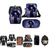 3pcs Wednesday The Adams Family Backpack+shoulder Bag+pencil Case Set Kids Gift