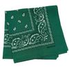 Trifong Bandana Green Paisley Handkerchief Adults Stylish 100% Cotton Cashew Pattern Men's Unisex Green 55cm X 55cm Lodging Green
