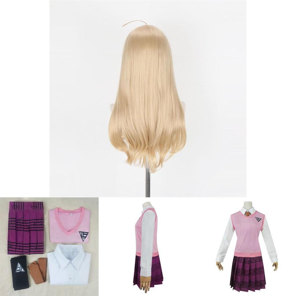 Stijlvol Danganronpa V3 Akamatsu Kaede Cosplay Kostuum Volledige Set Voor Modieuze Fans