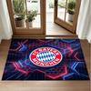 FC Bayern München Design Kristall-Samt Teppich Weiche Dekorationsmatte für Schlafzimmer Eingang