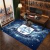 Tappeto in Velluto di Cristallo con Stampa del Preston North End Football Club, Comodo Assorbente d'Acqua Antiscivolo per Pavimenti Interni