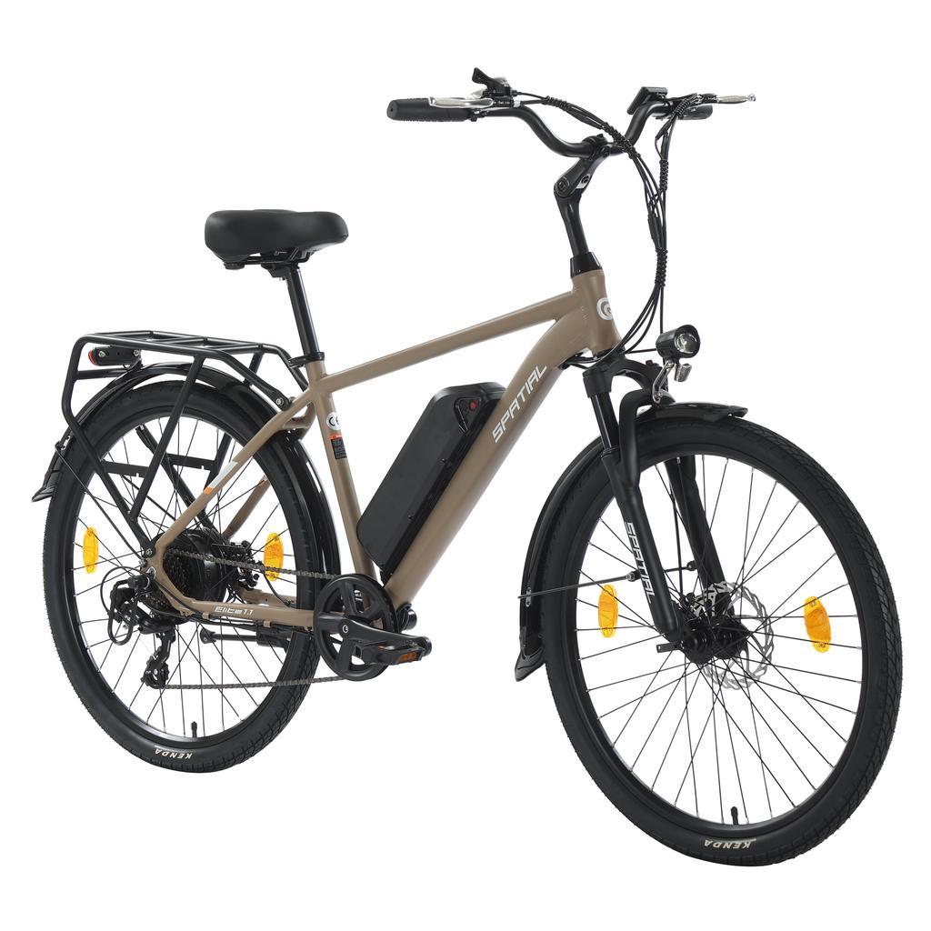 SPATIAL Elite Pánské terénní elektrokolo s přívěsným sedátkem 250W motor 36V13AH baterie 26palcové silniční pneumatiky Elektrokolo pro venkovní jízdu E-bike