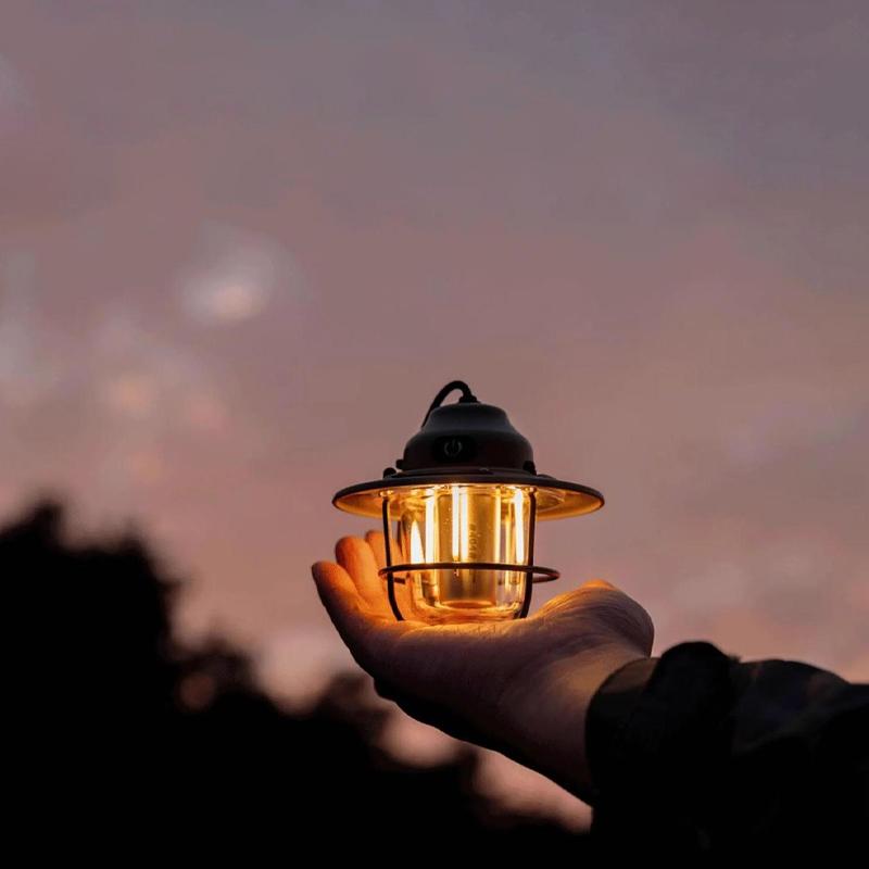 Outdoor Camping Light Pine Cone Lamp Pendant Light Long Battery Life Ambient Lighting Rechargeable