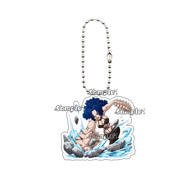 

Anime Cartoon Zephyr Zala Perona Vinsmoke Reiju Acrylic Keychain Pendant Backpack Decoration Jewelry Pendant Charm Gift for Fans about 5cm