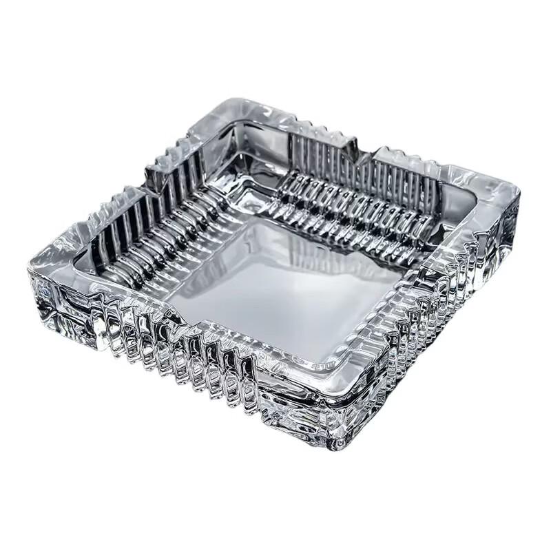 Miaojiayi Square Glass Ashtray Set