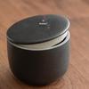Mr. Nanshan Simple & Elegant Japanese Black Ceramic Side-Handle Tea Set