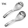 Non-slip Handle Culinary Tool 5-in-1 Stainless Steel Grater Spoon, Multi-Function Kitchen with Egg Separator Professional Food Preparation Accessory