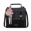 Schoolbag Korean Plaid Backpack Women's 1011 New Commuter Backpack College Student School Bag Fashion Travel Backpack Women