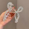 Acetic Acid Acetate Grab Clip Korean Style Large Shark Clip Temperament Bow Hair Claw  Party