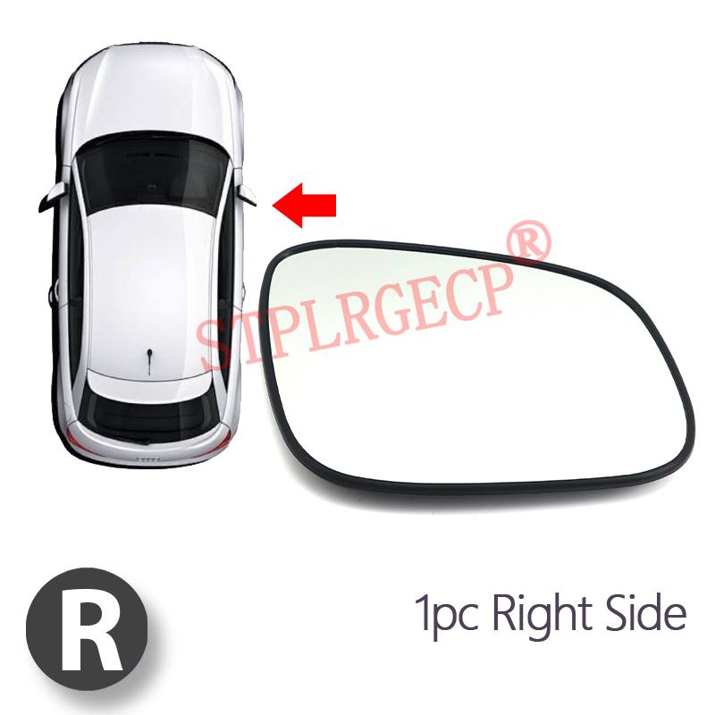1pc Car Auto Left or Right Hand Side Door Wing Reaview Mirror Glass Heated Replacement for Chevrolet Spark 09-15 Beat 16-21