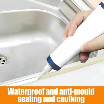 60/150 ml Kunststoff-Stahl-Schlamm, wasserfester Kleber, Anti-Schimmel, Epoxidharz, für Küche und Bad, zum Verstopfen und Abdichten von Toilettenlecks