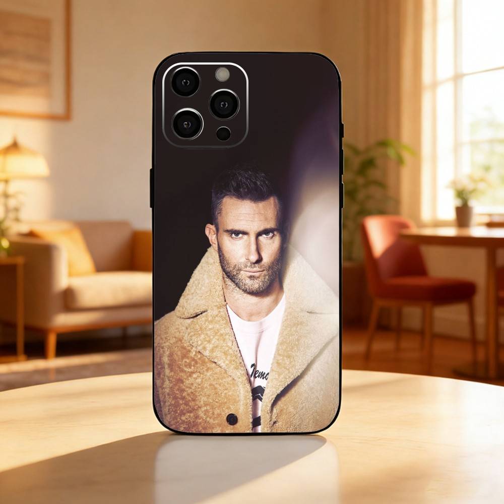 M-Maroon 5 Band A-Adam Levine Phone Case For iPhone17,16,15,14,13,12 Plus,Max Soft Silicone Black Cover iPhone16plus