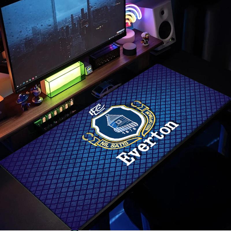 Everton Football Club Wappen Mauspads, Gummibasis, Mauspads für Gamer und Bürogebrauch, Gaming Schreibtisch , Leicht zu reinigende Matte Weihnachts-Fan-Geschenke