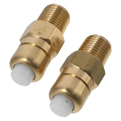 2 pièces Soupape de sécurité thermique de remplacement 1/4" NPT en laiton Soupape de décharge thermique Dorée Soupape de contrôle de température Pompe de nettoyeur haute pression