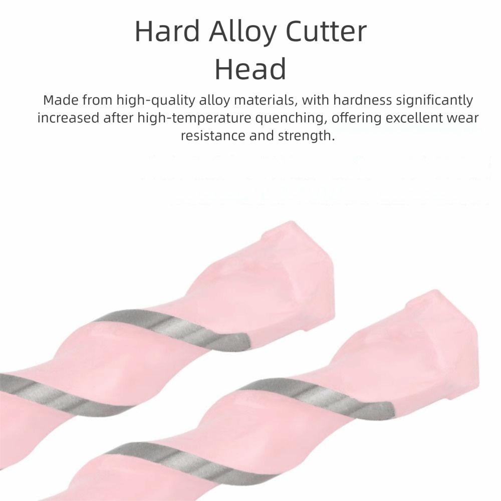 Hard Zinc Zinc Alloy SDS Plus Drill Bit Hex Shank Multi-function Drill Bit  Ceramic Tile