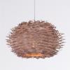 Bird Nest Pendant Lamp Rattan Wicker Wood Handmade Suspension Light Hotel Cafe Living Dining Room Hanging Ceiling Chandelier