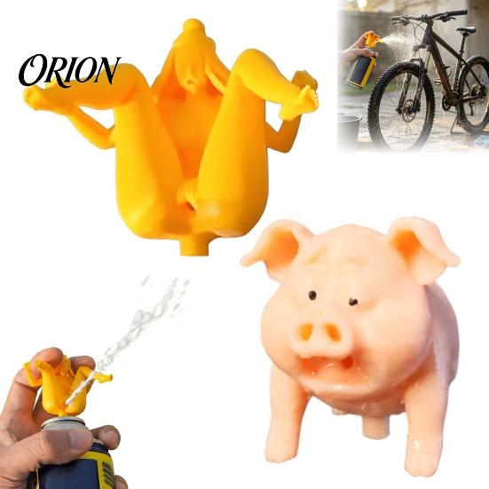 Cool Garage Decor 3D Printed Squirter Spray Tip Compatible with WD-40 Aerosol Cans, Fits Multiple Novelty Nozzle Common Valve, Attachment for Workshop