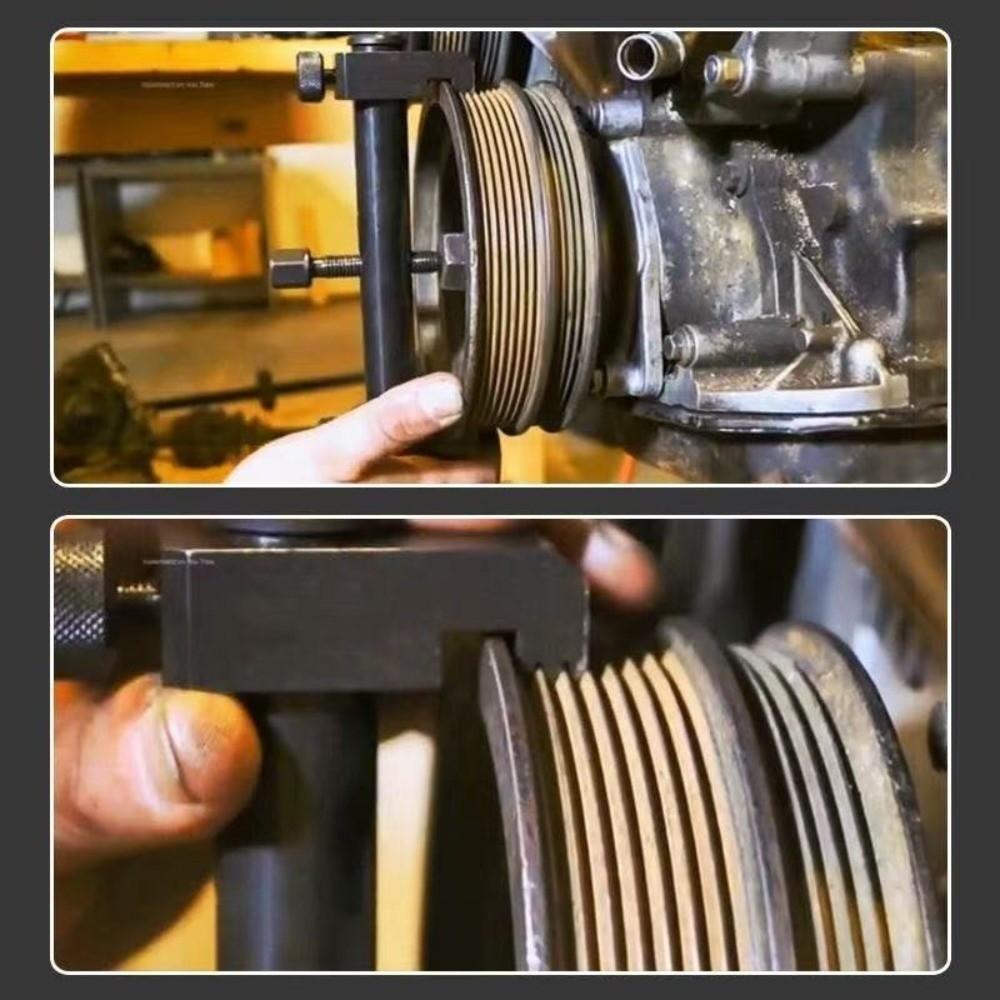 Black Crankshaft Remover Metal Engine Tool Convenient Universal Puller Tool Auto Repair