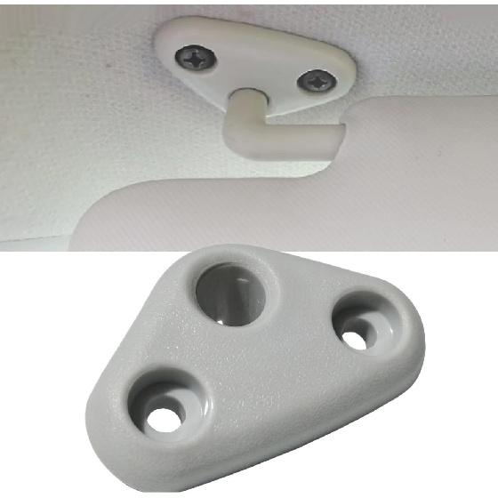 Gray Sun Visor Repair Bracket Driver Side for Forester Direct Replacement Part 92011SC031LO 92011SC032LO 92011SC030LO 92011SC033LO