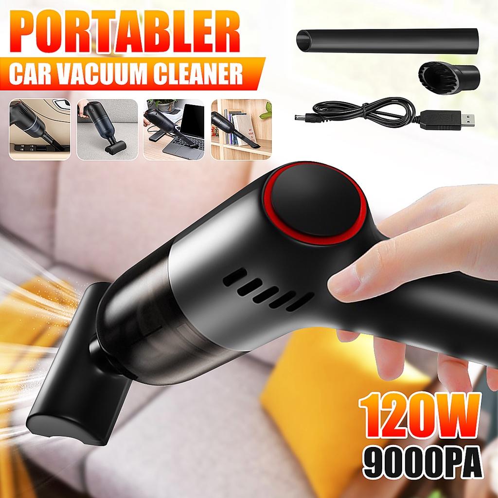 DC 7.4V 120W 9000Pa Wireless Car Vacuum Cleaner Cordless Handheld Auto Vacuum Home & Car Dual Use Mini Vacuum Cleaner Rechargeable