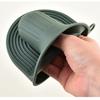 Set mit 2 ergonomischen Küchenhandschuhen, Silikon-Ofenhandschuhe, hitzebeständig, zum sicheren Entnehmen heißer Teller aus der Mikrowelle