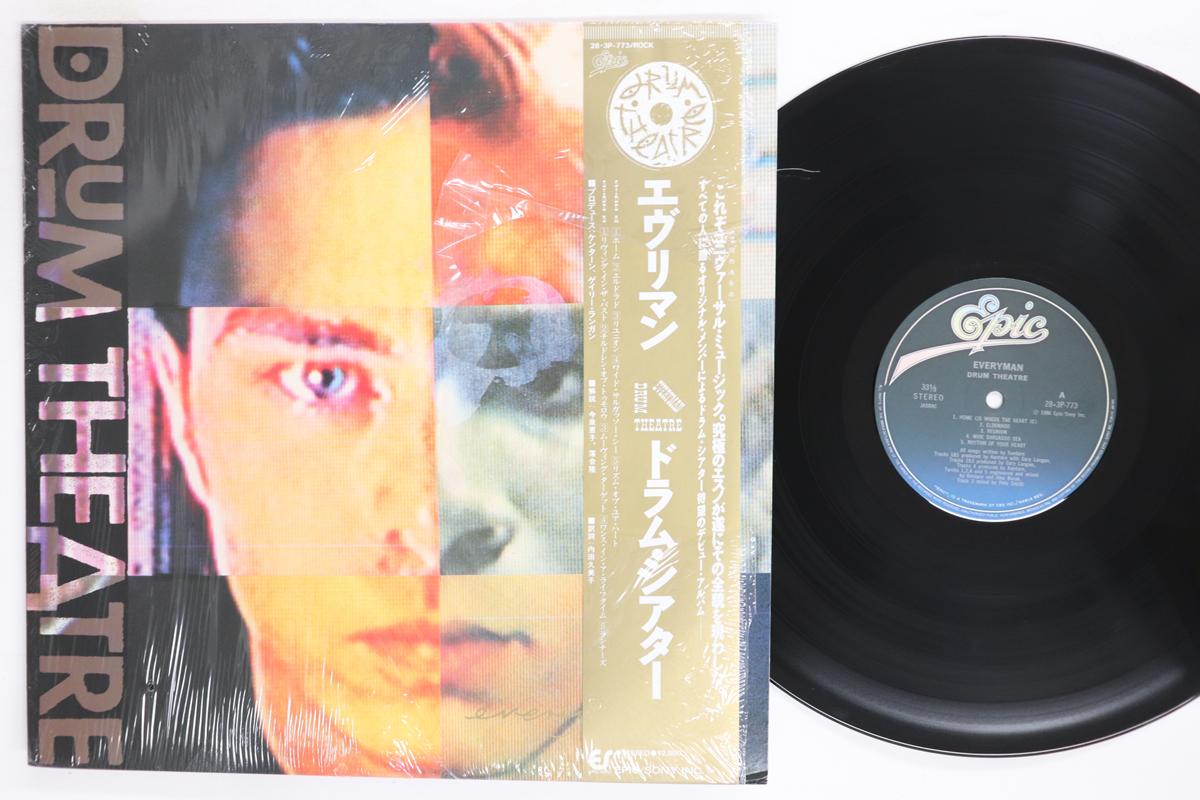 

LP Record DRUM THEATRE Everyman DJ Tools 283P773 EPIC 1986 Japan Obi Pop Used