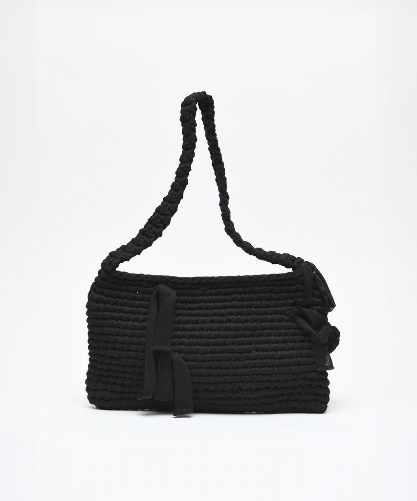 Limelike Demi Knit Bag_Black