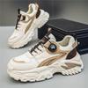 Fashion Four Season Soft Soled Non Slip Outdoor Running Shoes Student Sneakers Men's Korean Rotating Buckle Trendy Casual Sports Shoes