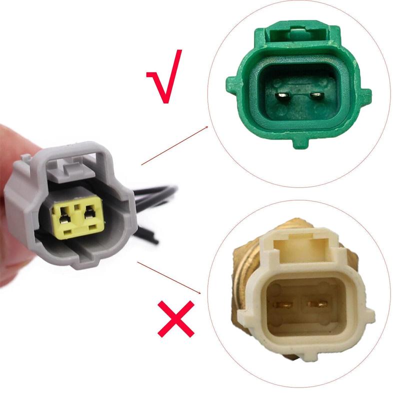 Coolant Temperature Sensor Connector Pigtail Harness Plug For Toyota 158-0421