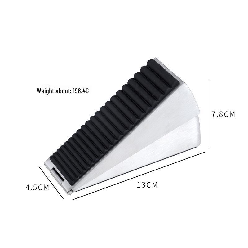 Stanzfreier verstellbarer Türstopper: Kollisionsschutz, Winddichter Türhalter mit Federdesign.