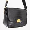 Sac bandouliere Romy motif croco à clip doré 22x18x8cm Femme GEORGES RECH