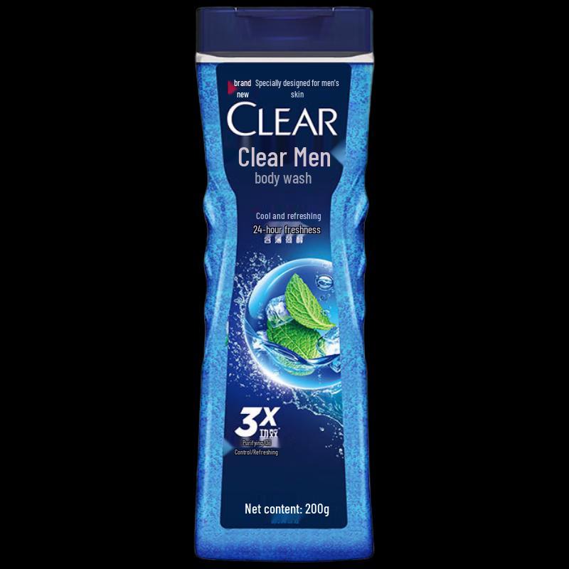 Clear Herren Ausgleichendes Öl-Kontroll Icy Cool Duschgel