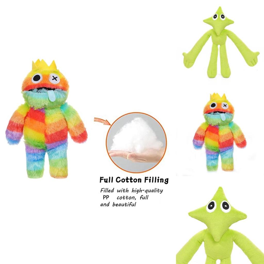 Roblox Rainbow Friends Blue Plush Toy Villain Soft Stuffed Doll Kids Xmas Gift