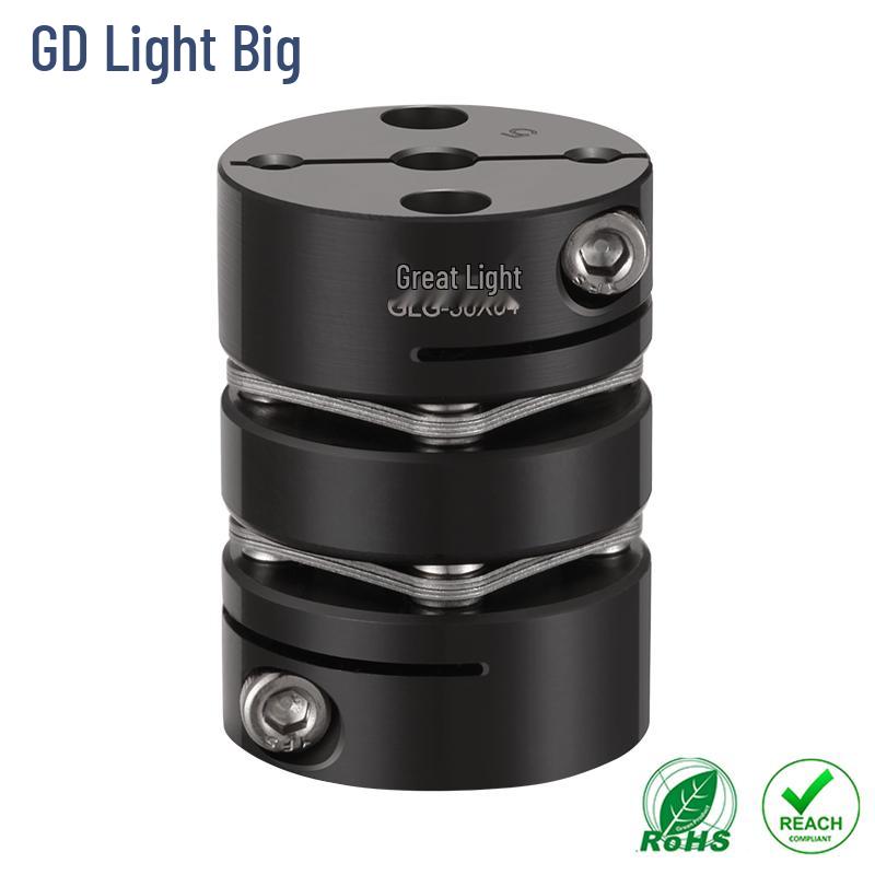 High Precision 45 Steel Diaphragm Coupling for Servo Motor Key Slot +10 Currency Processing