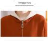 2025 Spring & Autumn Hooded Knit Cardigan for Middle-Aged & Elderly Women