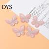 Sewing Patches 10Pcs Butterfly Appliques Exquisite Handicraft Double Layers DIY Embroidery Craft Flower Accessories