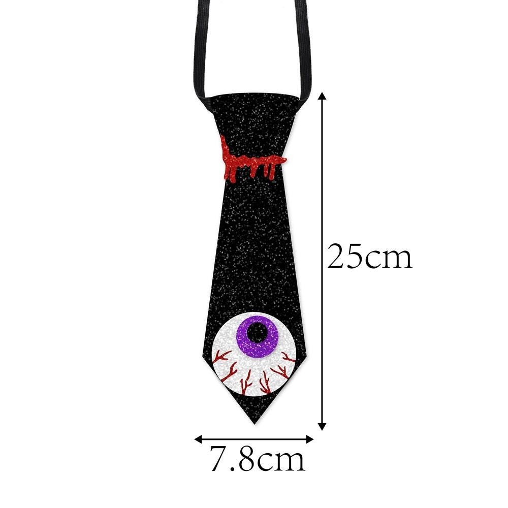 Spider Pumpkin Halloween Party Tie With Paper Material For Photo Booth Decor