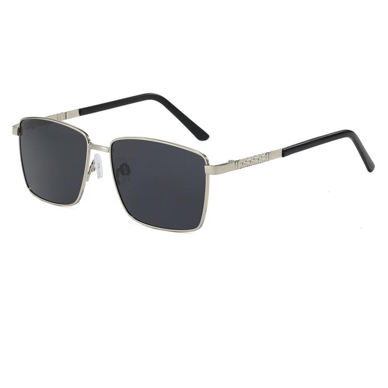 

Square Polarized Sunglasses For Men Women Luxury Brand Designer Sun Glasses Fashion Car Driving Fishing UV400 Male Eyewear 2026 No Box серебряный серый
