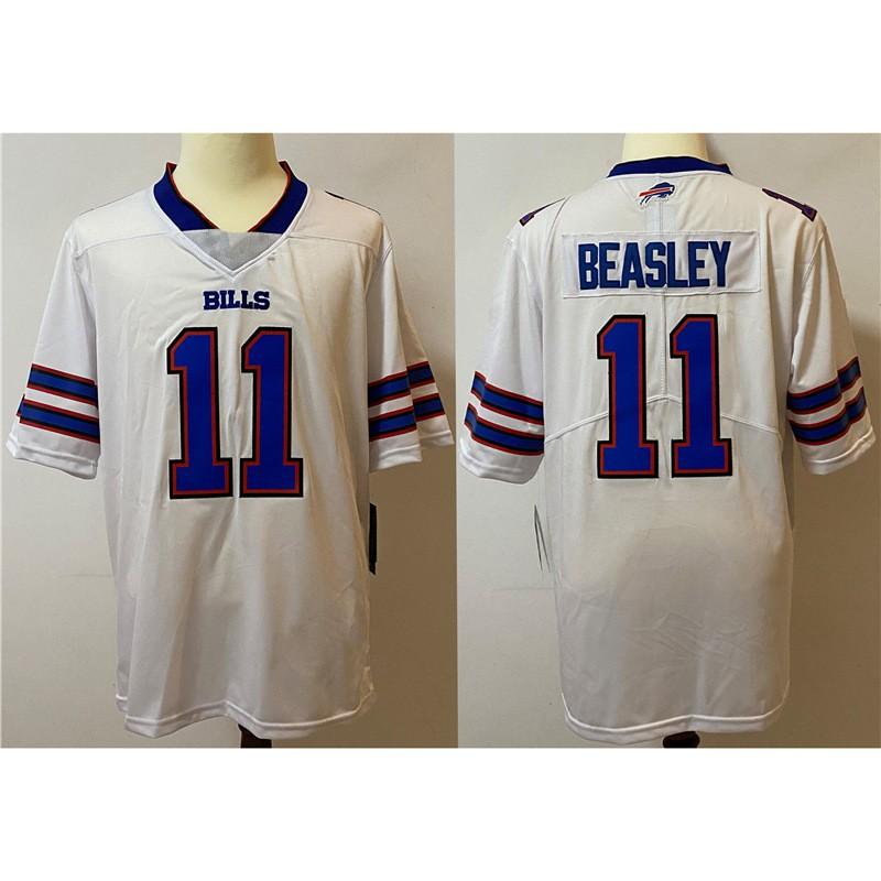 Buffalo Bills NFL Camiseta de Fútbol para Hombre Ropa Deportiva de Equipo Usar Mezcla Sintética Blanco Azul Rojo
