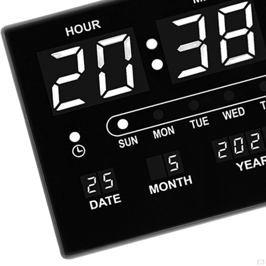 Digital Clock LED Display Electronic Alarm Clocks for Living Room